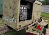 Zespół spalinowo-elektryczny PAD-8-3/400/P1 (8 kW, 380 V, 50 Hz) na przyczepie 1-os. (ład. 0,8 t) 